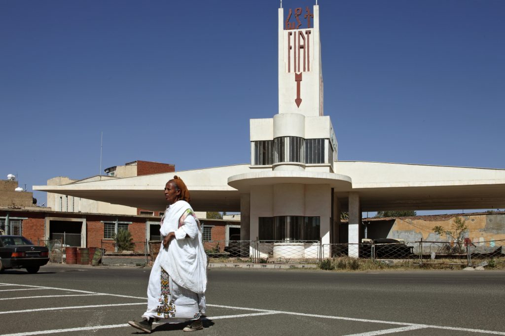 Eritrea, Asmara, Fiat Tagliero, simbolo della città